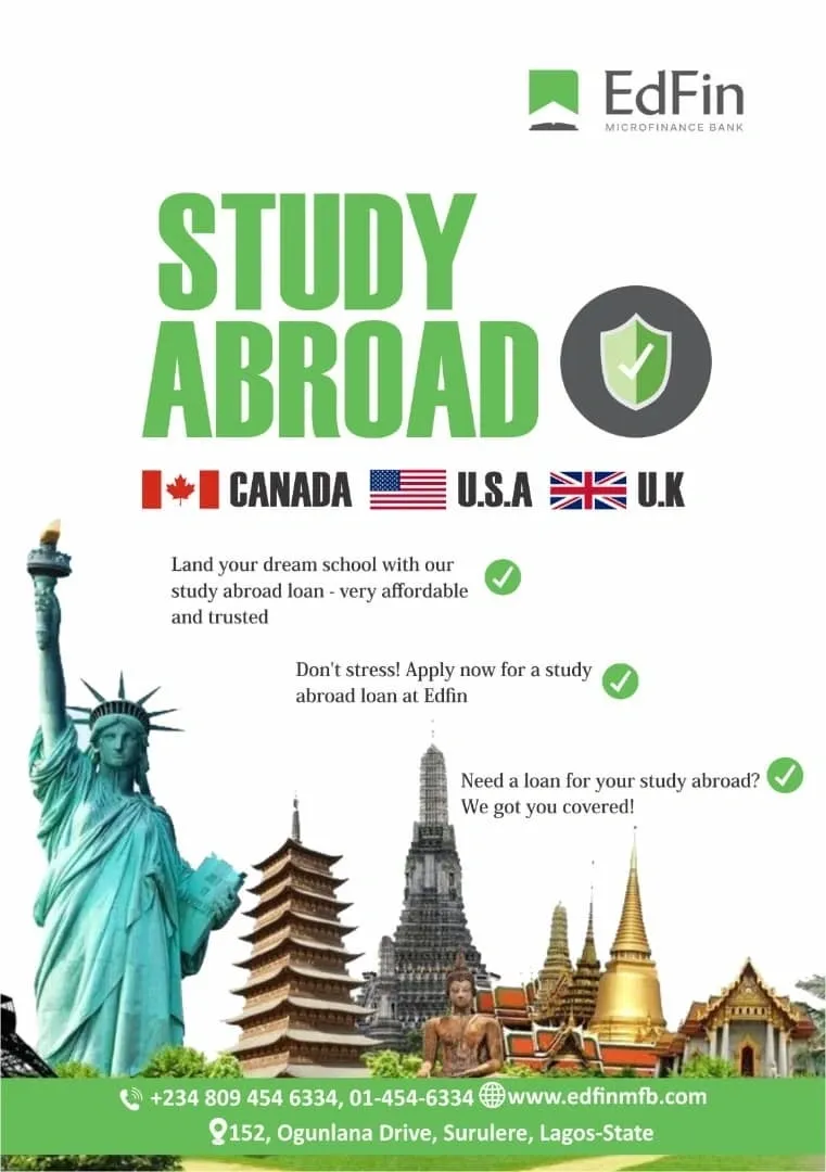 EdFin study abroad loan information
